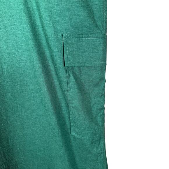 NWT Lane Bryant Green Linen Blend Cargo Pants | Wide Leg Utility Work Casual 24W - Picture 5 of 9